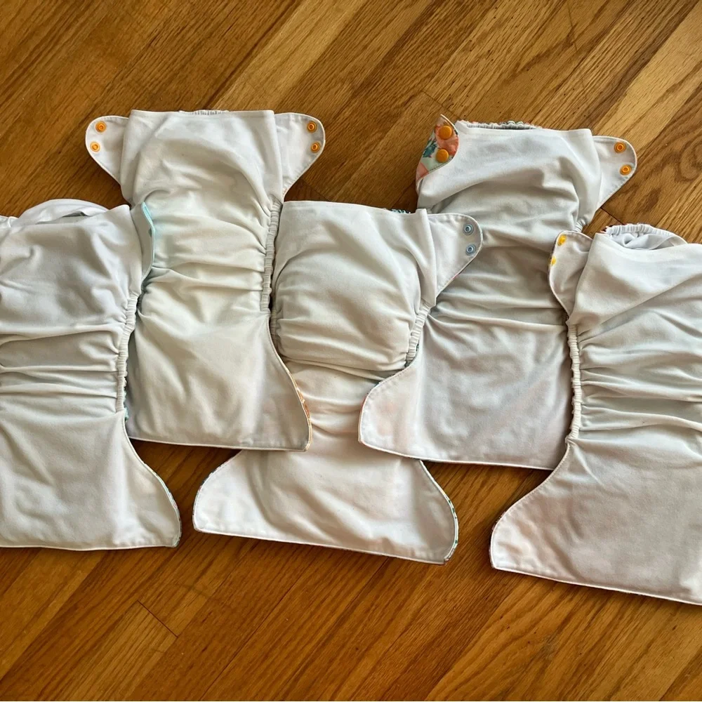 MAMA KOALA Pocket Diapers Lot of Five Animal Patterns
